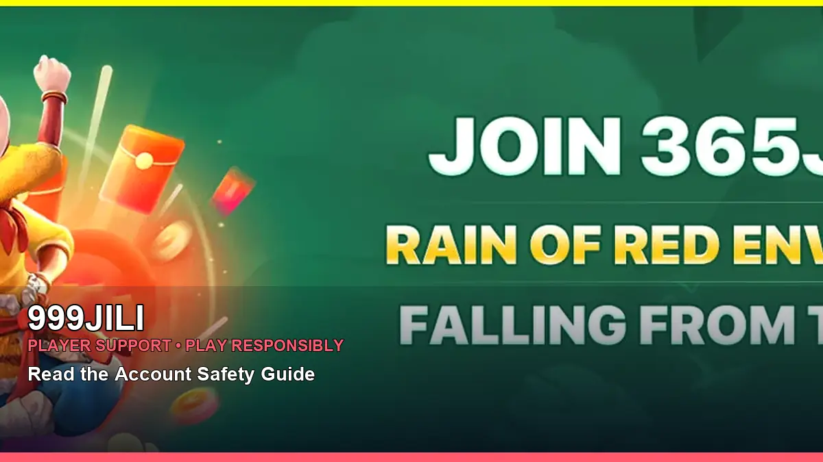999JILI responsible play resources for Philippine players